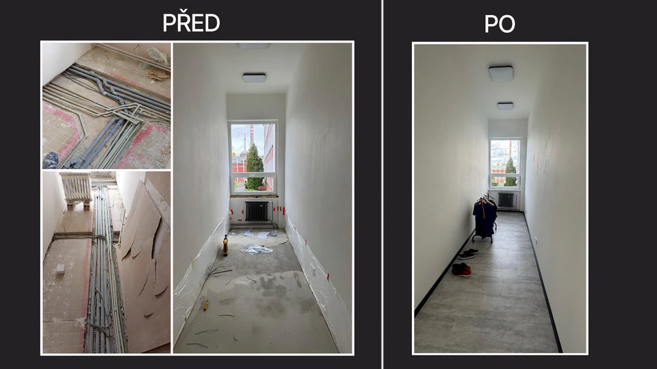 Technické zázemí nové stomatologické kliniky